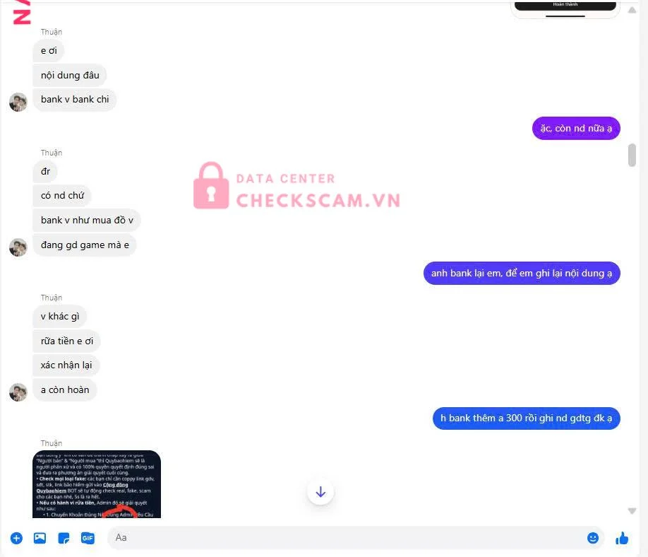 932909003 TRAN MINH THUAN VIB bị cảnh báo lừa đảo scam