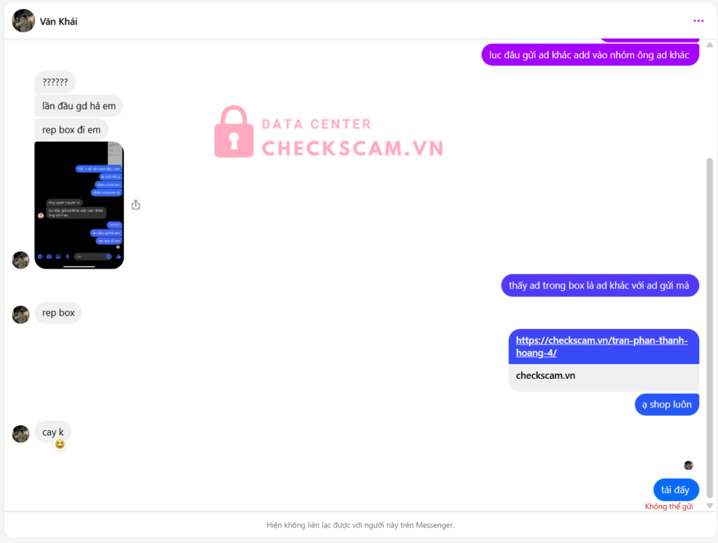 147033968184 TRAN PHAN THANH HOANG mb bank bị cảnh báo lừa đảo scam