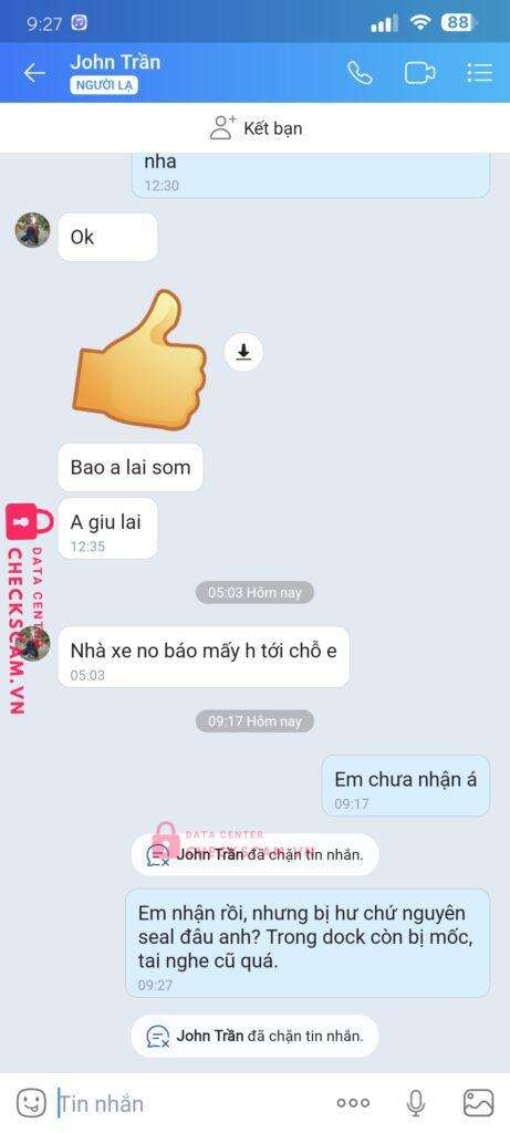 19037146070010 TRAN SY ANH Techcombank bị cảnh báo lừa đảo scam