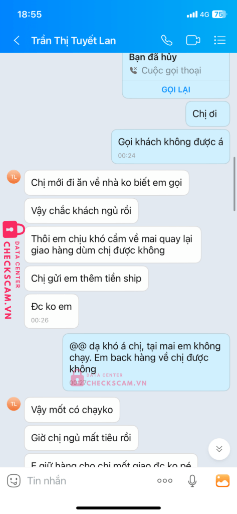 0792497574 TRAN THI TUYET LAN liobank bị cảnh báo lừa đảo scam