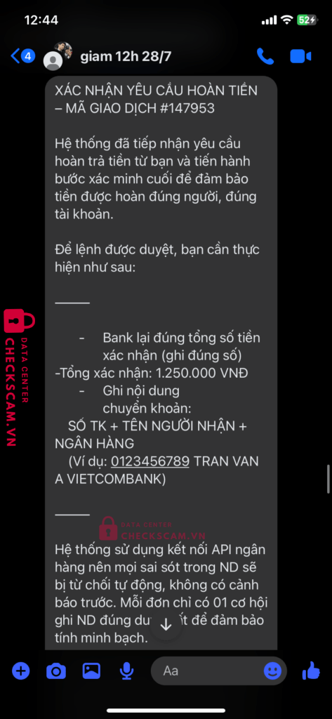 077076267 TRAN VAN LUONG VIB bị cảnh báo lừa đảo scam
