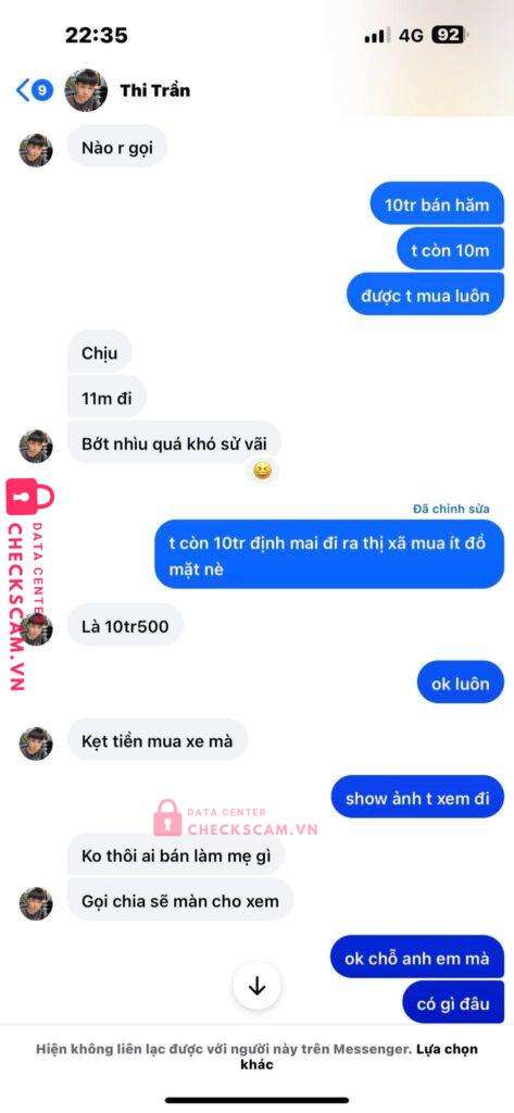 0828194071 TRAN VAN THI MB BANK bị cảnh báo lừa đảo scam