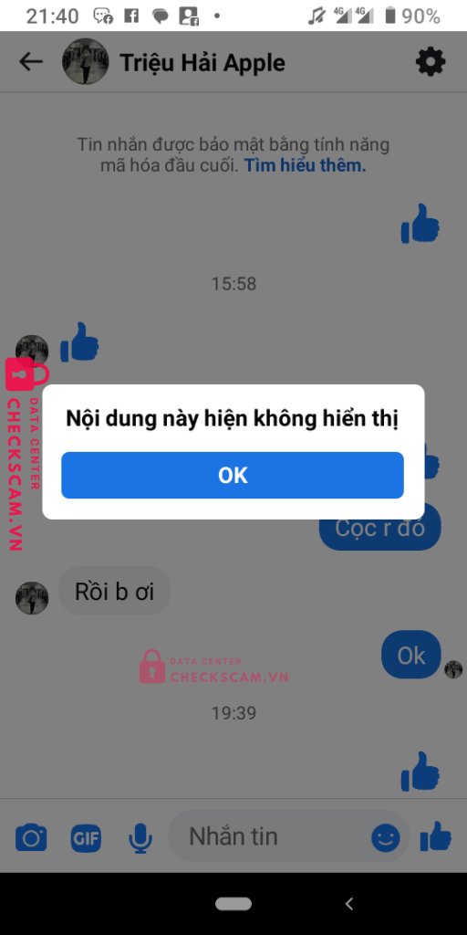 043566 TRIEU NGO VIET HAI MB bị cảnh báo lừa đảo scam