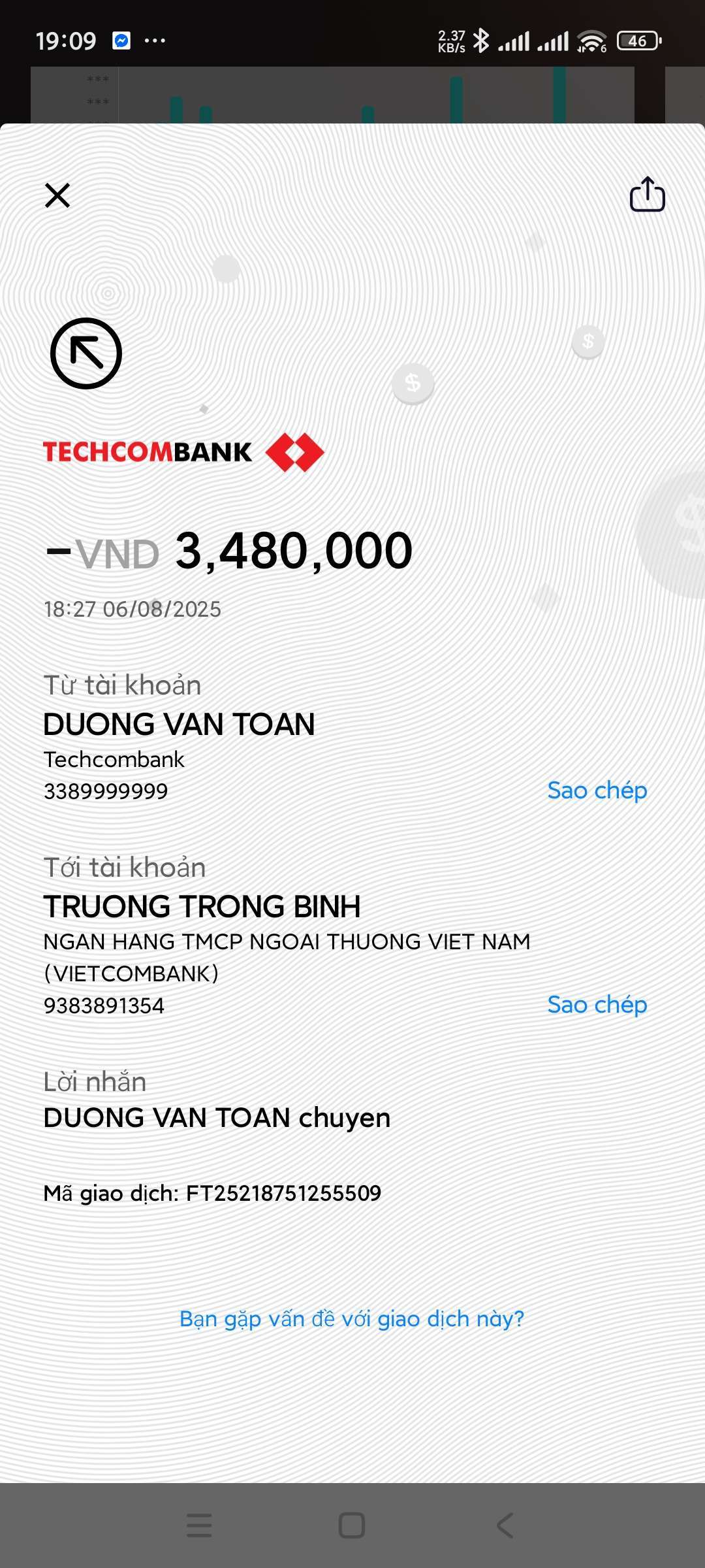 9383891354 TRUONG TRONG BINH Vietcombank bị cảnh báo lừa đảo scam