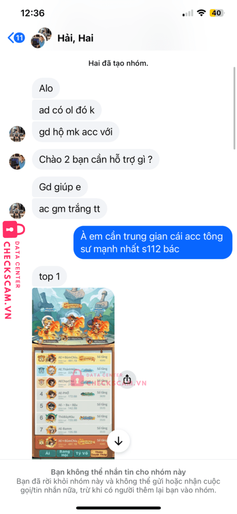 927210533 VO VAN HAI vib bị cảnh báo lừa đảo scam