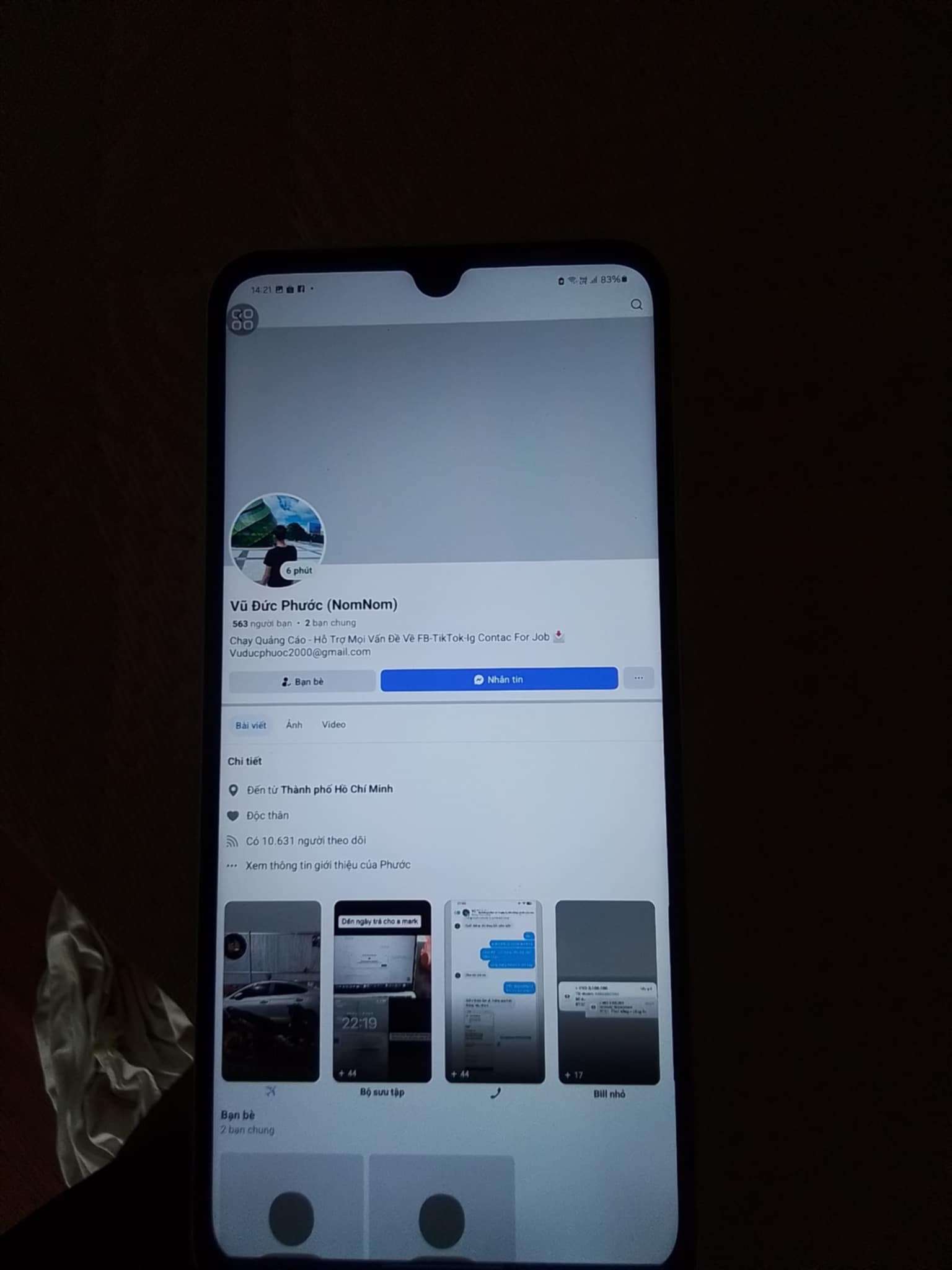 6550396243 VU DUC PHUOC bidv bị cảnh báo lừa đảo scam