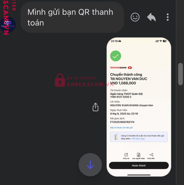 00483410301509 Nguyen Van Tien LP BANK bị cảnh báo lừa đảo scam