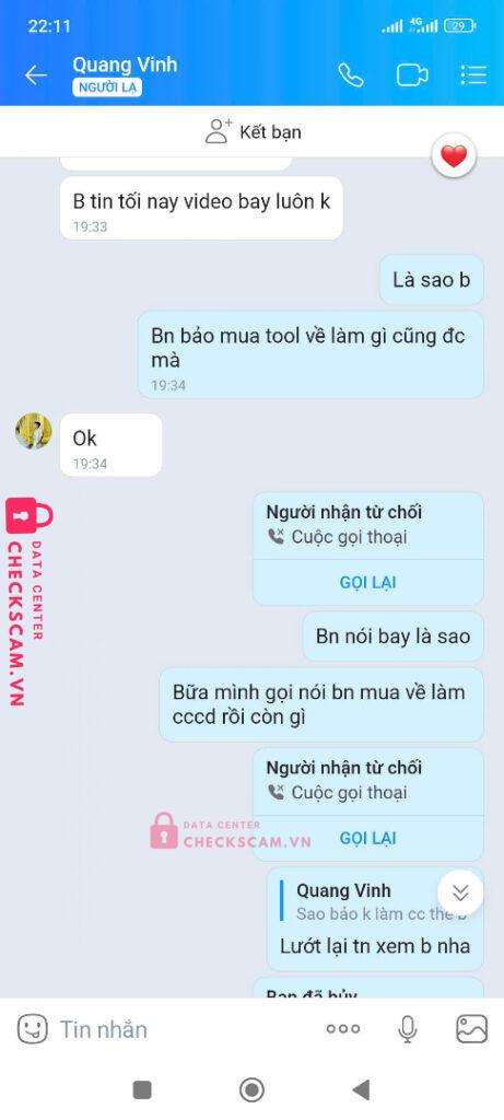 0630142608888 Ta Quang Vinh MB bị cảnh báo lừa đảo scam