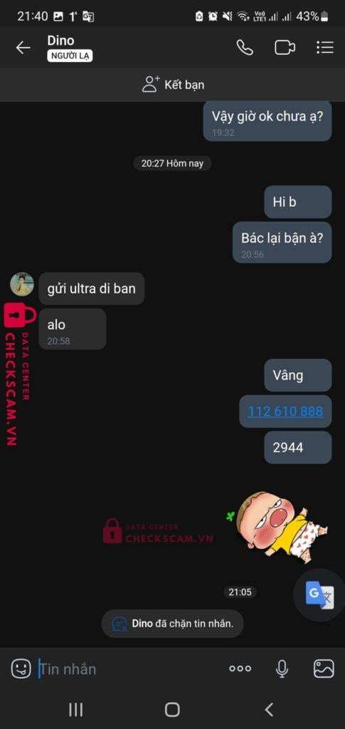 070016632 Vu Ngoc Ha VIB bị cảnh báo lừa đảo scam