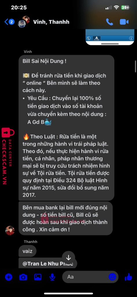 0963655021 Ta Quang Vinh MB bị cảnh báo lừa đảo scam