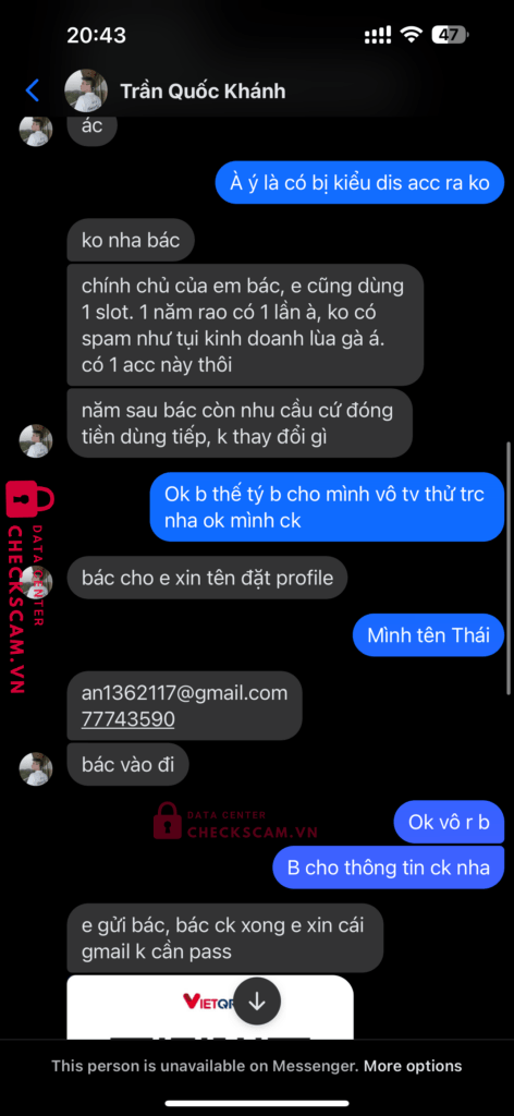 100274240 Tran Quoc Khanh Eximbank bị cảnh báo lừa đảo scam