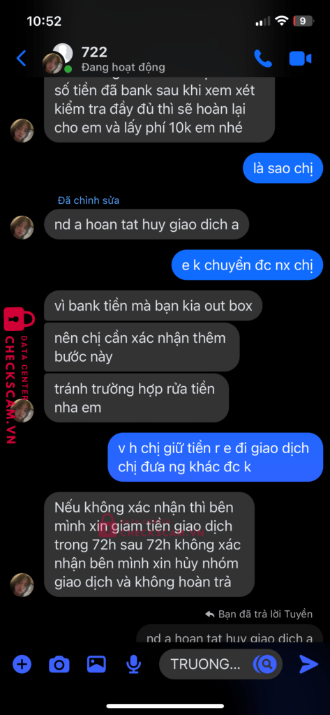 100343242 Truong Thi Hanh Eximbank bị cảnh báo lừa đảo scam