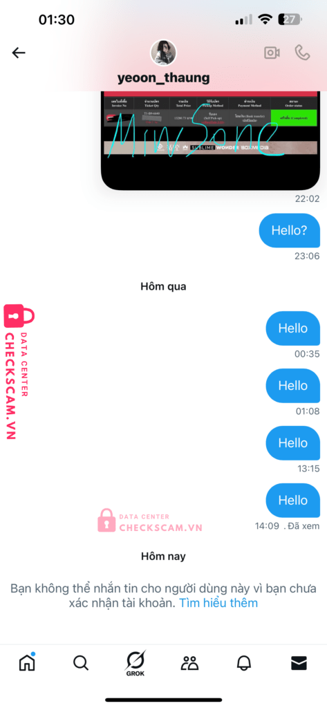 104883923776 Nguyen Ngoc Quang Vietinbank bị cảnh báo lừa đảo scam