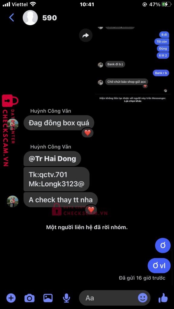 11223388808 Duong Thi Lieu MB bị cảnh báo lừa đảo scam