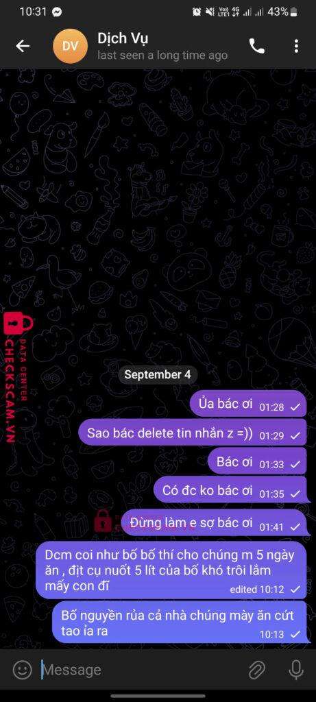 12121213131310 Vo Uy Han MB bị cảnh báo lừa đảo scam