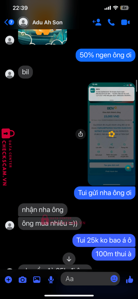 150377 Nguyen Xuan Son MB bị cảnh báo lừa đảo scam