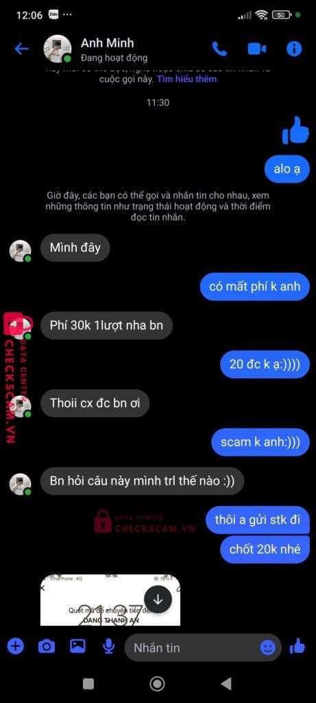 19073331137012 Dang Thanh An Techcombank bị cảnh báo lừa đảo scam