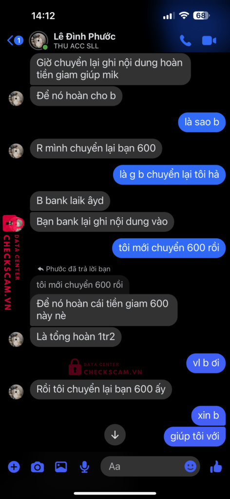 278962 Nguyen Tien Cong MB bị cảnh báo lừa đảo scam