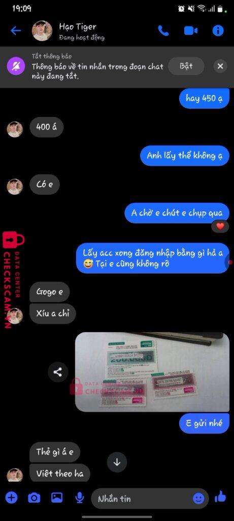 299123451211 Le Van Hao MB bị cảnh báo lừa đảo scam