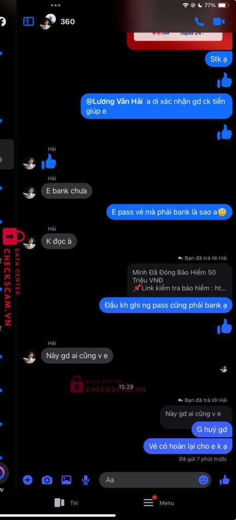 413943213 Luong Van Hai VP BANK bị cảnh báo lừa đảo scam
