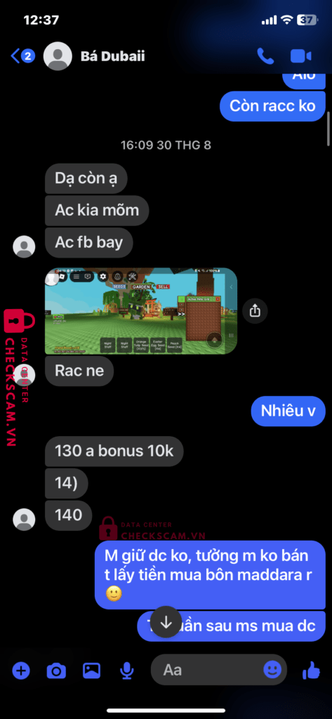 41677107 Luong Dien Dong ACB bị cảnh báo lừa đảo scam
