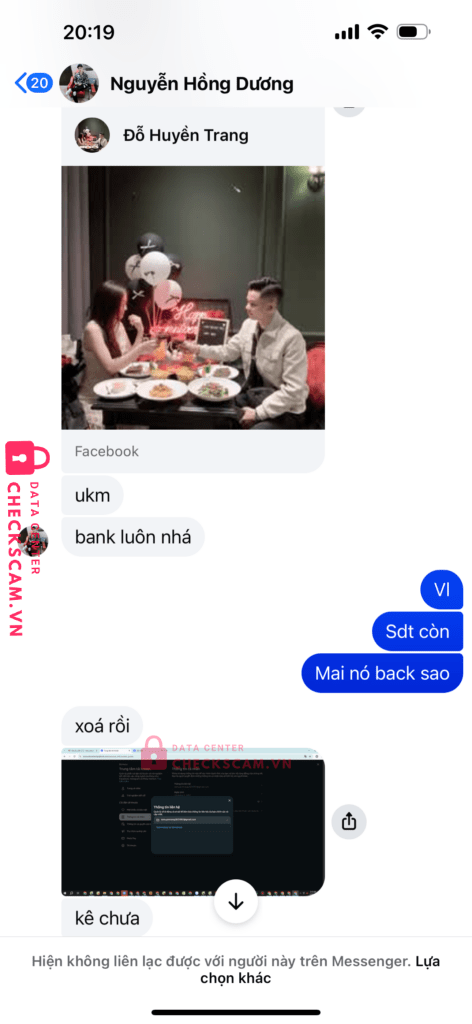 5558008555 Nguyen Hong Duong Techcombank bị cảnh báo lừa đảo scam