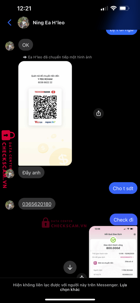6036662222 Y Pek Rcham Techcombank bị cảnh báo lừa đảo scam