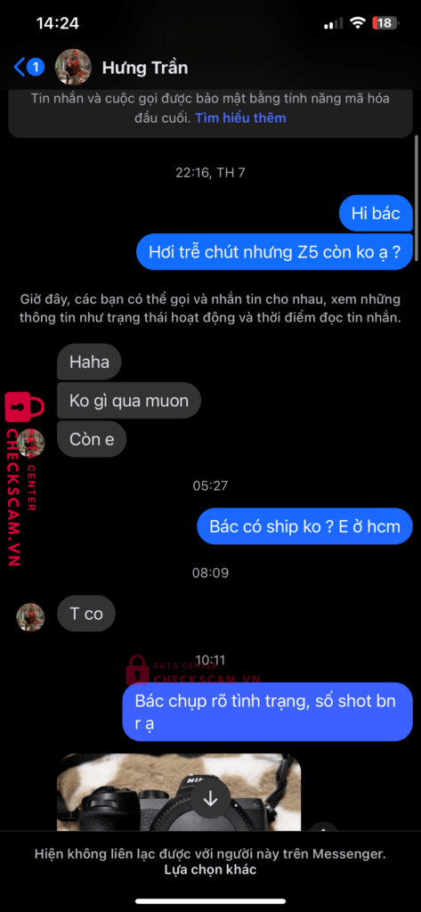 7835531 Tran Van Hung ACB bị cảnh báo lừa đảo scam