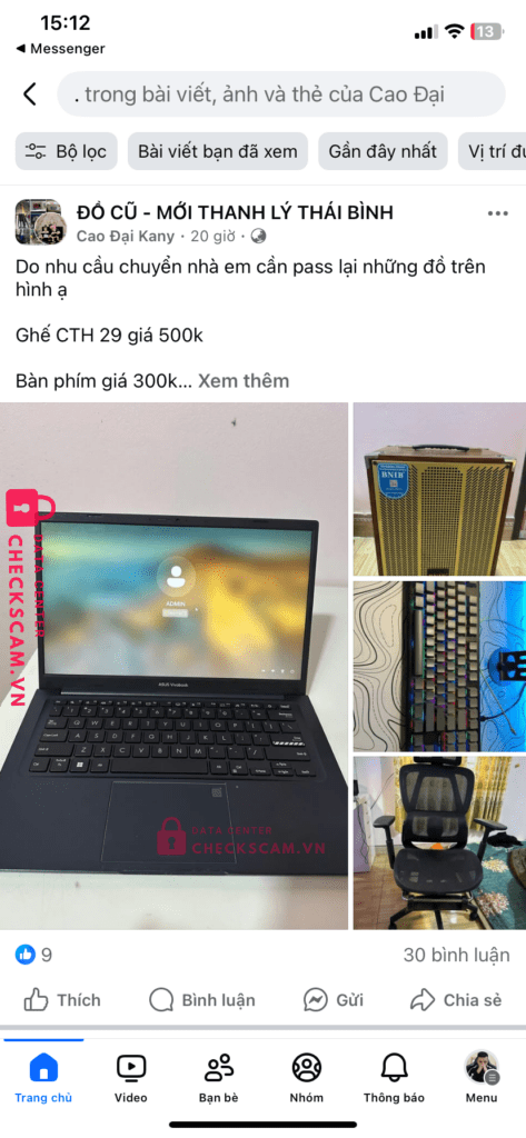 80001131721 Hoang Cao Dai MSB bị cảnh báo lừa đảo scam