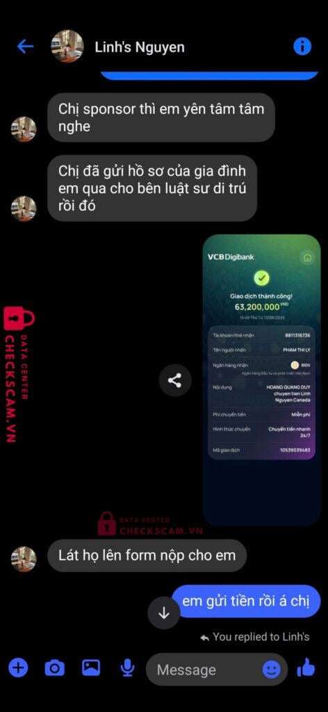 8811316736 Pham Thi Ly BIDV bị cảnh báo lừa đảo scam