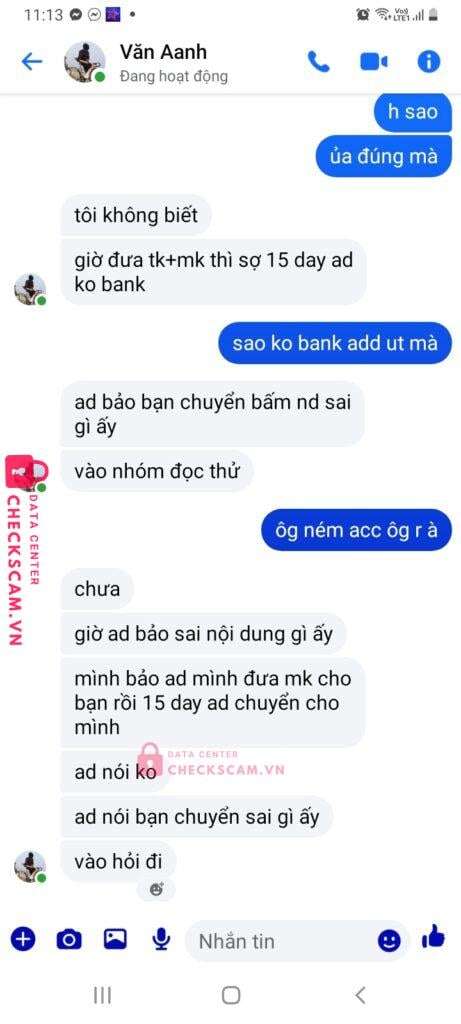 99MM25159M43000226 Pham Ngoc Dinh Khiem BV BANK bị cảnh báo lừa đảo scam