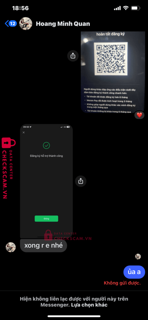 99ZP25001M64539368 Hoang Minh Quan BV BANK bị cảnh báo lừa đảo scam