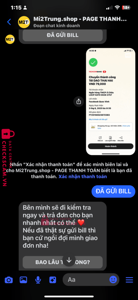 LOCPHAT000263757 Dao Thai Hai ACB bị cảnh báo lừa đảo scam