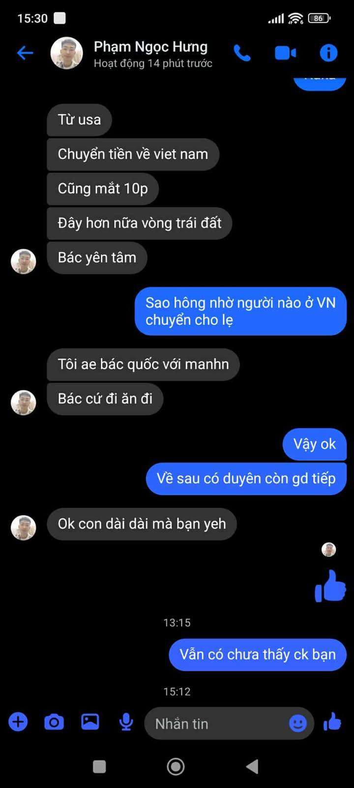 0366460130 Nguyen Phuong Nam VP BANK bị cảnh báo lừa đảo scam