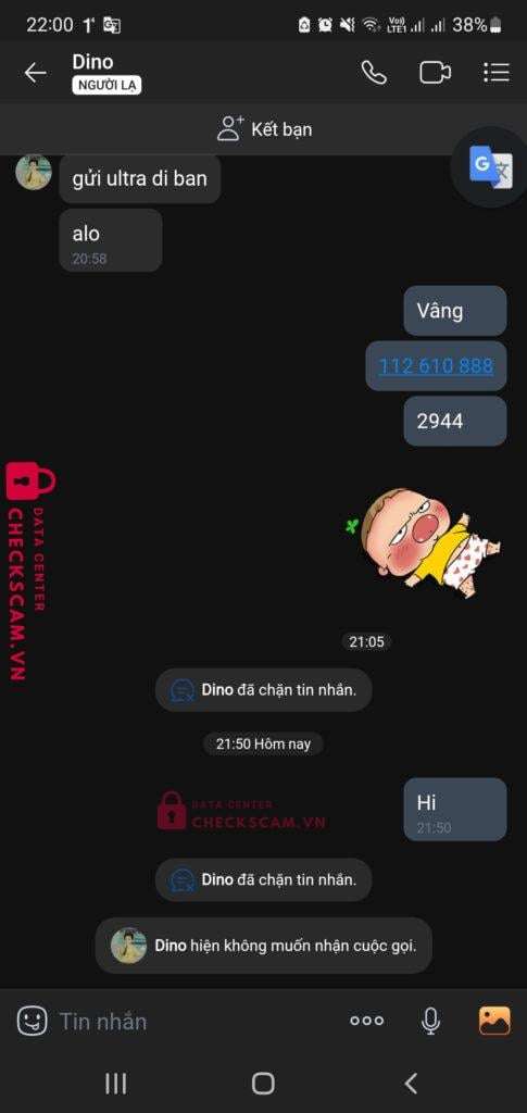 070016632 Vu Ngoc Ha VIB bị cảnh báo lừa đảo scam