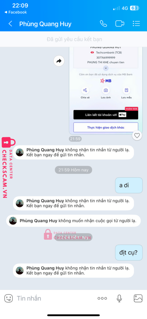 0862566101 Phung Quang Huy Momo bị cảnh báo lừa đảo scam