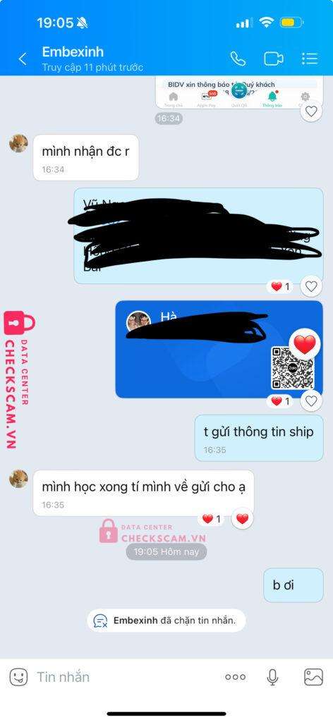 1052869925 Dang Thi Thanh Thuy VCB bị cảnh báo lừa đảo scam