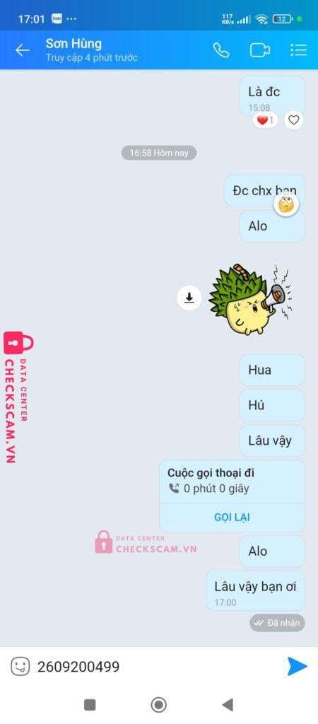 2609200499 Son Hung VP BANK bị cảnh báo lừa đảo scam