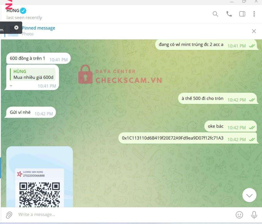 2702200066888 Luong Van Hung MB bị cảnh báo lừa đảo scam