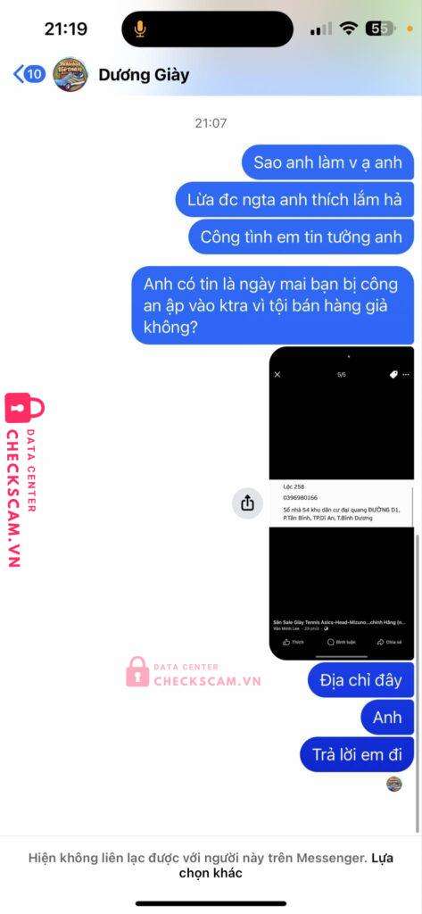 3136668668 Pham Ngoc Duong MB bị cảnh báo lừa đảo scam