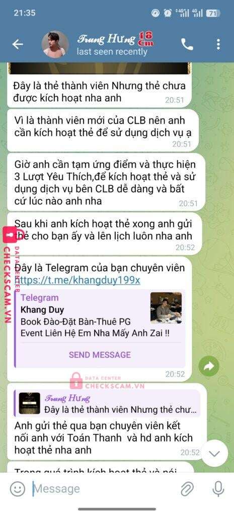 364683529 Lo Van Tai VIB bị cảnh báo lừa đảo scam