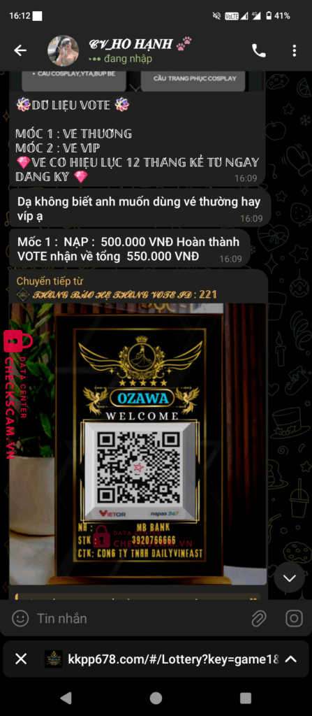 3920766666 Daily Vinfast MB bị cảnh báo lừa đảo scam