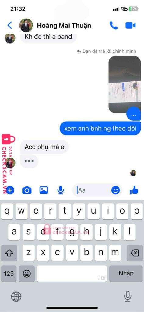 7508782005 Mai Xuan Que MB bị cảnh báo lừa đảo scam