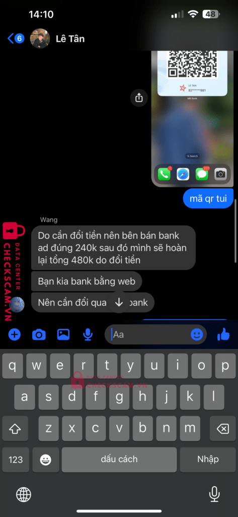80000256676 Do Minh Quan MSB bị cảnh báo lừa đảo scam