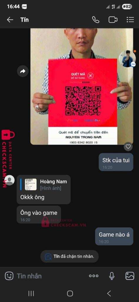 8854695637 Le Hoan Tin BIDV bị cảnh báo lừa đảo scam