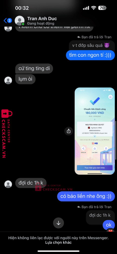 8888346848164 Nguyen Minh Quyet Agribank bị cảnh báo lừa đảo scam