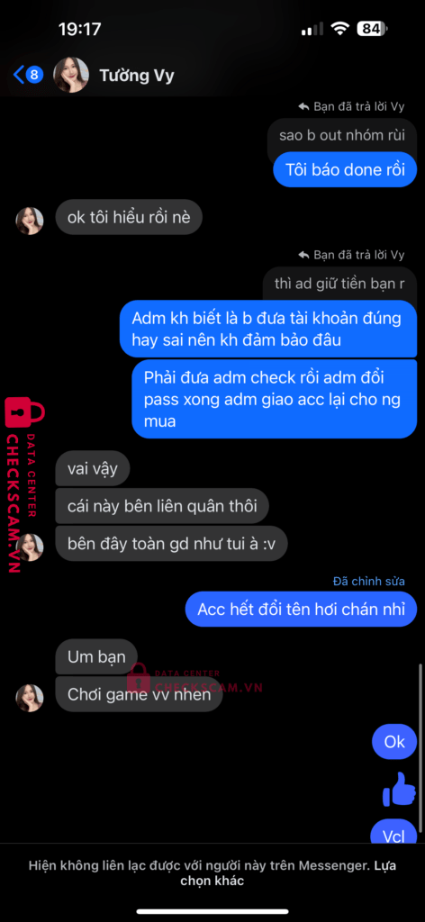 8893410838 Tran Tuan Nghia BIDV bị cảnh báo lừa đảo scam