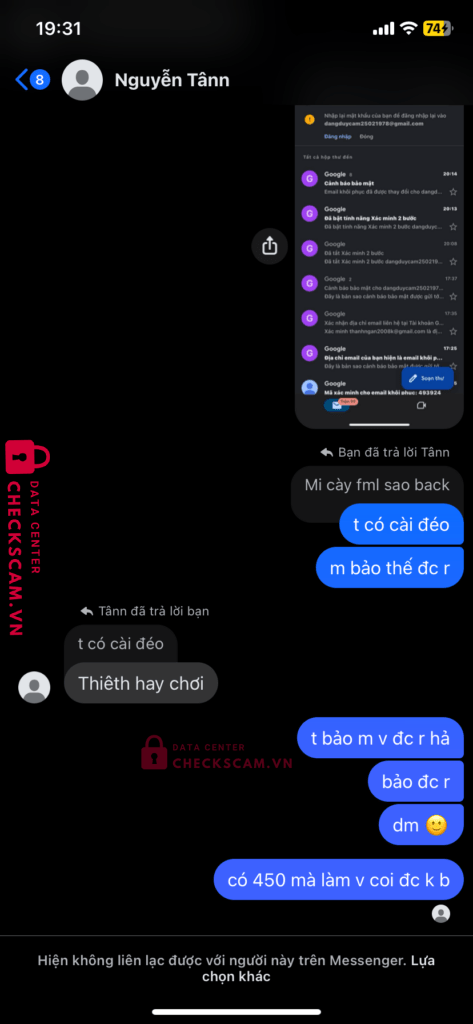 90909000999 Dang Hoang Long Vu TP BANK bị cảnh báo lừa đảo scam