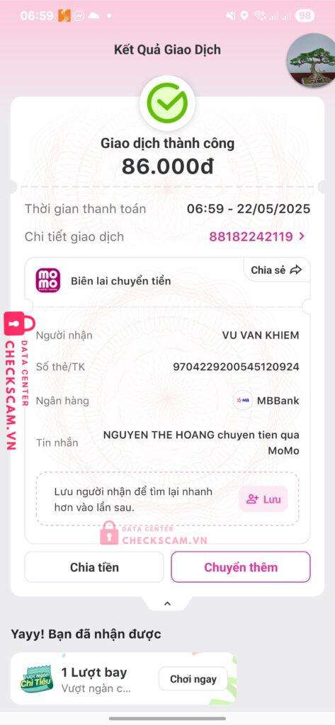 9704229200545120924 Vu Van Khiem MB bị cảnh báo lừa đảo scam