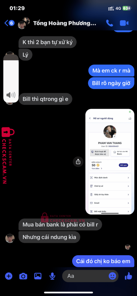 99MM23310M64340079 Hoang Phan Anh BV BANK bị cảnh báo lừa đảo scam